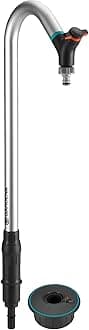Gardena Pipeline sprinkler system garden tap: Rotatable tap, anti-splash tap connector, control and shut-off valve, installed without tools (08252-20)