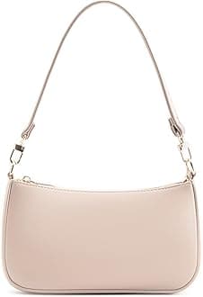 NIUEIMEE ZHOUShoulder Bag for Women Retro Vegan Leather Classic Tote HandBags Purses with Zipper Closure