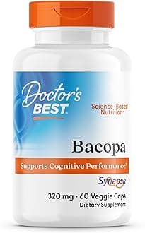 Doctor's Best, Bacopa With Synapsa, 320 mg, 60 Veggie Caps