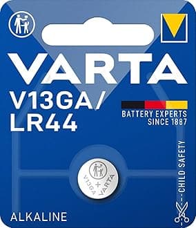 VARTA Batterien Electronics V13GA Alkaline Knopfzelle 1er Pack Knopfzellen in Original 1er Blisterverpackung