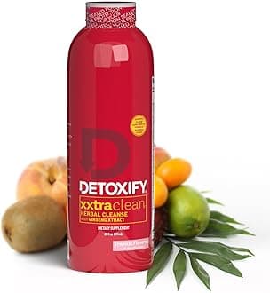 Xxtra Clean Herbal Tropical Fruit Flavor 20 Oz Professionally Formulated Extra Strength Herbal Detox Drink Enhanced With Ginseng Extract & Milk Thistle Extract 20 Ounce Tropical Fruit - 20 Oz