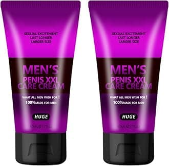 Generic Male Enlargement Cream, Thicker Longer Stronger, 2 Pack (Purple)