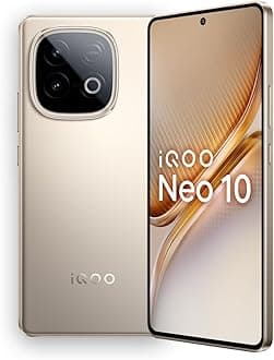 iQOO Neo 10 (Titanium Chrome, 8GB RAM, 256GB Storage) | Snapdragon 8s Gen 4 Processor & SuperComputing Chip Q1 | 7000 mAh Battery | Segment’s Highest 144 FPS Gaming Smartphone