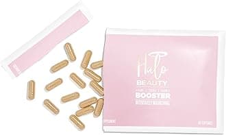 Hair Skin & Nails Supplement Refill Pack | Thicker Hair Growth, Radiant Skin & Strong Nails Support with Biotin, Collagen & Keratin | Women’s Vegan Capsules | Made in USA | 1-Month Supply