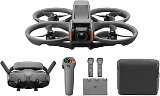 DJIAvata 2 Fly More Combo (3 Batteries), FPV Camera 4K, Immersive Experience, Built-in Propeller Guard, Camera Drone with Goggles3 & RC Motion3, MOIAT Certified-UAE Version, Official Warranty Support