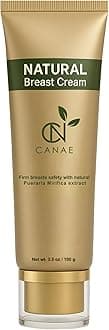 CANAE Pueraria Mirifica Natural Breast Enhancement and Enlargement Cream, Designed to Lift, Firm and Increase Your Bust Size for BIG Boobs, 3.5 Oz