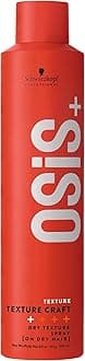OSiS+ Texture Craft – Volumizing Dry Texture Spray - Root Lift with Natural Feel and Shine – Lightweight Hair Styling Product – Brushes Out Easily, 7.7 oz