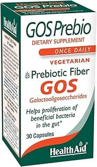 GOSPrebio, Prebiotic Fiber, Once Daily, 30ct, Helps Proliferation of Beneficial Bacteria in The Gut, Galactooligosaccharides, Vegan