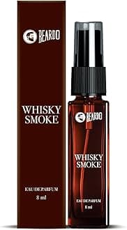 Beardo Whisky Smoke Perfume for Men, 8ml | Spicy, Woody - Oudh Scent Eau De Parfum | Long Lasting Mens Perfume | Best Date Night Fragrance Body Spray | Gift For Brother | Gift For Friends