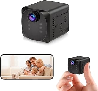 Mini Camera 4K HD WiFi Wireless Security Camera with Motion Detection, Night Vision App Control, Cloud & SD Storage Support- Ideal for Pet, Baby, and Nanny Surveillance