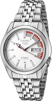 SEIKO 5 Automatic White Dial Men's Watch SNK369