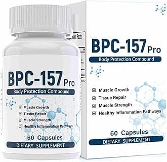𝐁𝐏𝐂 157 Peptide Capsules 1000Mcg,New Protective Compound 157, Tissue Repair,60 Count