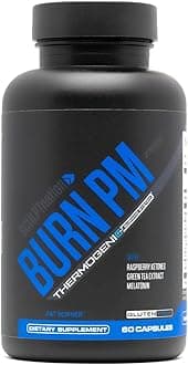 Sculpt Nation by V Shred Burn PM - Night Time Fat Burner - Appetite Suppressant and Weight Loss Support - Raspberry Ketones, Green Tea Extract, Melatonin - 60 Gluten Free Capsules