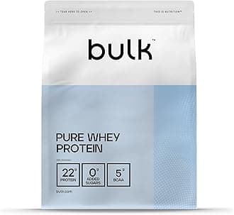 Bulk Pure Whey Protein Powder | Salted Caramel | 22g Protein and 5g BCAAs per Scoop | Whey Concentrate Shake | Low Sugar | Supports Muscle Growth and Repair | Smooth Mixing | Vegetarian | 2.5kg
