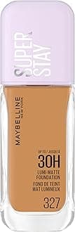 Maybelline New York Super Stay up to 30HR Lumi-Matte Foundation, Medium-Full Coverage, Vegan Formula*, Amino Acids, Niacinamide, Vitamin E, All Day Wear - Shade: 250