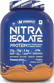 Bigmuscles Nutrition Nitra Isolate (2kg, Cafe Latte)