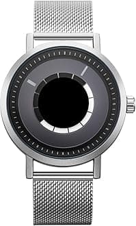 SHENGKESINOBI Business Watches Men Fashion Original Design Watch Men Steel Mesh Men's Watch Clock Relogio Masculino Creative Wristwatch