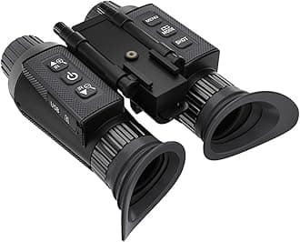 ROBBIN 4K Night Vision Goggles with 3D Vision Effect, Night Vision Binoculars with 8 X Digital Zoom and 7 Infrared for Hunting Wildlife Observation Surveillance