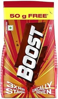 BOOST Chocolate Nutrition Drink Powder 800 G Refill Pack|| For 3X Stamina - Builds Bone & Muscle Strength