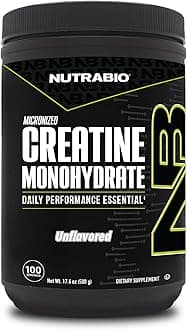 Pure Micronized Creatine Monohydrate Powder Supplement, Unflavored, (500 g) - Supports Bulk Muscle Energy, Recovery, and Strength - HPLC Tested Creatine Powder Supplement for Men and Women