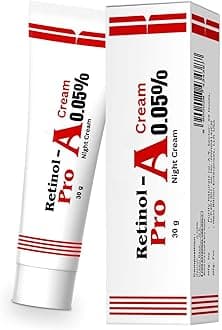 Retinol Pro Night Cream 0.05 Vitamin A Fine Lines, Sun Spots, Anti-Aging (30 Gram / 1.05 Oz)