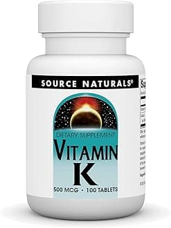 Source Naturals Vitamin K, 100 Tablets