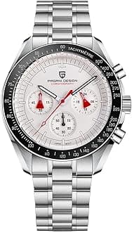 Pagani Design 1701 V3 Men's Chronograph Quartz Dial 40mm VK63 Movement Stainless Steel Mirror Sapphire Watch 100 Meter Water Resistant Sport Watch