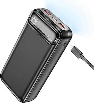 Power Bank 50000mAh 22.5W Fast Charging Portable Charger with Flashlight, 3 Outputs & 2 Inputs Huge Capacity External Battery Pack for iPhone, Samsung, iPad etc