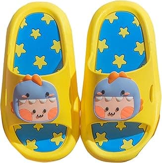 Girls & Boys Slide Sandals Slippers Kids Summer Non-Slip Beach Pool Shower Slippers Cute Water Shoes Slip On for Outdoor Bathroom