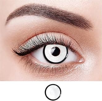 Colored Contact Organizer Case Storage with Set, Bseries White