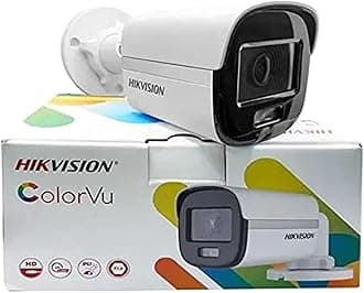 HIKVISION 2 MP White Night Colour Vu IR Full HD Bullet Night Vision Wireless Camera, 1080P DS-2CE10DF0T-PFS 3.6 mm