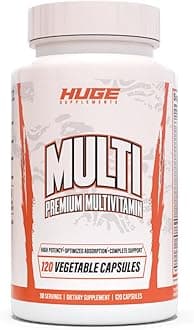 - Huge Multi, Multivitamin for Men, High-Performance All-in-One Formula for Athletes & Bodybuilding, Vitamin & Mineral Replenishment, Supports Immune System & Healthy Hormone Levels (120 Capsules)