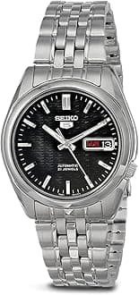 Automatic Watch for Men 5-7S Collection - with Day/Date Calendar, Luminous Hands, Stainless Steel Case & Bracelet