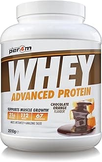 Per4m Protein Whey Powder | 67 Servings of High Protein Shake with Amino Acids | for Optimal Nutrition When Training | Low Sugar Gym Supplements (2010g, Chocolate Orange)