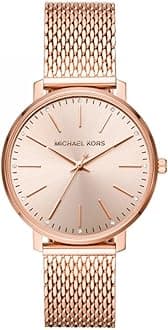 Women's Pyper Three-Hand Rose Gold-Tone Stainless Steel Watch, MK4340