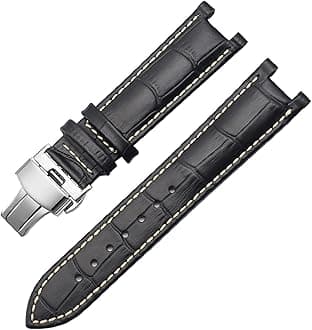 Genuine Leather Watchband For GC 22 * 13mm 20 * 11mm Notched Strap Withstainless Steel Butterfly Buckle Men And Women Watch Belt