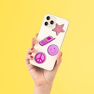 BulbaCraft Y2K 3D Stickers for Phone Case Aesthetic — Puffy Cell Phone Stickers — 3D Puffy Decals for Adults, Gifts for Women & Men