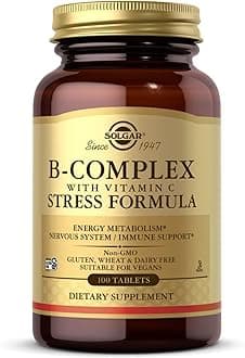 Solgar B-Complex With Vitamin C Stress Formula, 100 Tablets