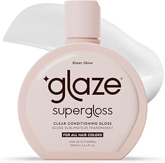 Sheer Glow Transparent Clear Conditioning Super Gloss Hair Mask to Enhance Existing Colour 190ml Bottle (2-3 Hair Treatments) - Results