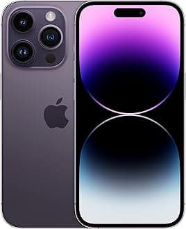 Apple iPhone 14 Pro, 512GB, Deep Purple - (Renewed)