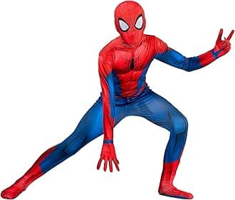 Marvel Kid's Classic Spider-Man Zentai Costume Suit X-Large