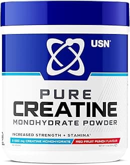 USNPure Creatine Monohydrate Supplement - 500g Red Fruit Punch