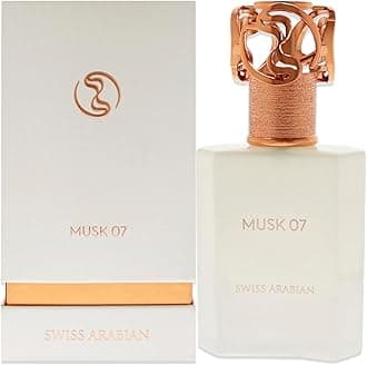 Swiss Arabian Musk 07 - Luxury Products From Dubai - Long Lasting And Addictive Personal EDP Spray Fragrance - A Seductive Signature Aroma - 1.7 Oz