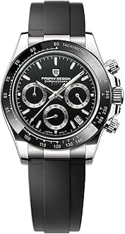 Pagani Design Men's Watch Sapphire Crystal Chronograph Stainless Steel Waterproof Luminous Watch Japanese Movement Men's Quartz Watch