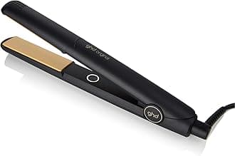 ghd Original Styler - 1” Flat Iron Hair Straightener with Ceramic Heat Technology, 365ºF Safe Styling Temperature, Smooth Gloss Plates, Fast Heat-Up and Auto Sleep Mode - Black