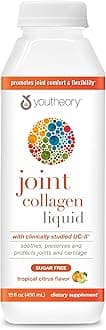 Youtheory Joint Collagen Liquid, Promotes Hair, Nail, Skin, and Joint Health, Vanilla, 15 OZ
