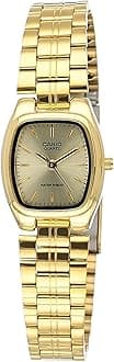 Casio Womens Quartz Watch, Analog Display and Stainless Steel Strap