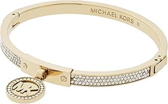 Michael Kors "Blush Rush" Bead Bangle Bracelet, Stainless Steel