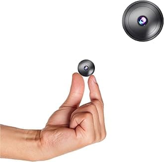 Only 0.9 inch! Hidden Camera with Audio/Video. Mini Small Camera. Spy Hidden Cameras for Home Indoor Use. Spy Cam with Night Vision and Motion Detection Baby Monitor Small Mini Wireless Outdoor H7