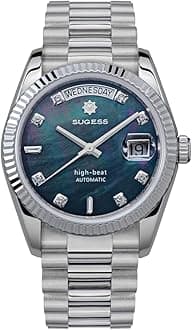 Sugess Classic S449 Automatic dan and date Men's Watches Sapphire Glass Waterproof Luxury Mechanical Watch (V 1)